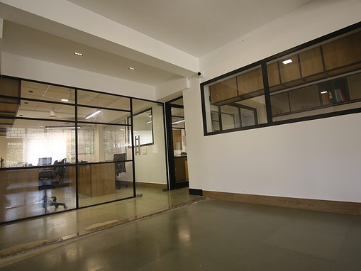 Aluminium Slim Series Partition Aluminium Domal Series Fixed Window