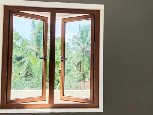 Domal Series Wooden finish Openable Window